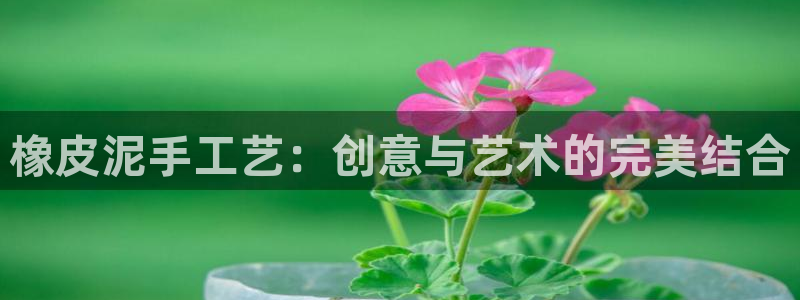 征途国际娱乐：橡皮泥手工艺：创意与艺术的完美结合