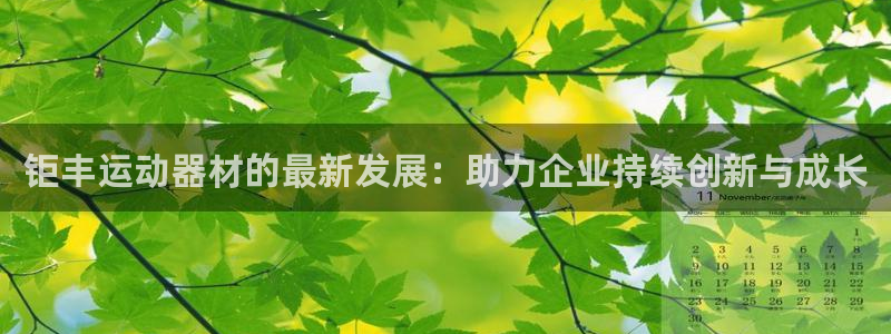 征途国际招商电话是多少啊：钜丰运动器材的最新发展：助